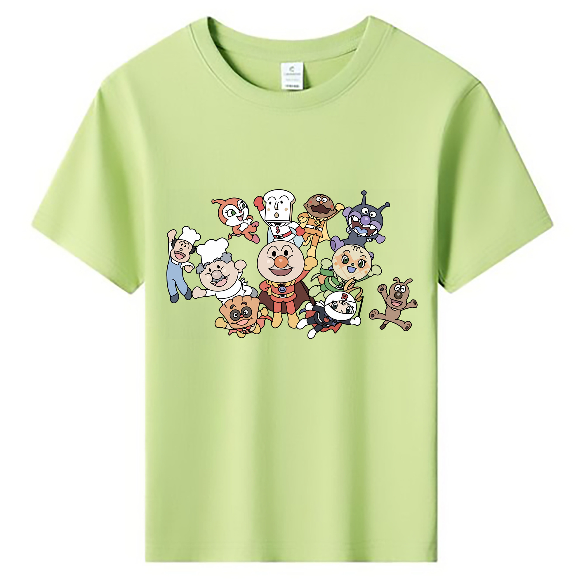 （画像用） アンパンマン Anpanman 綿100％キッズTシャツ（フロントプリント）